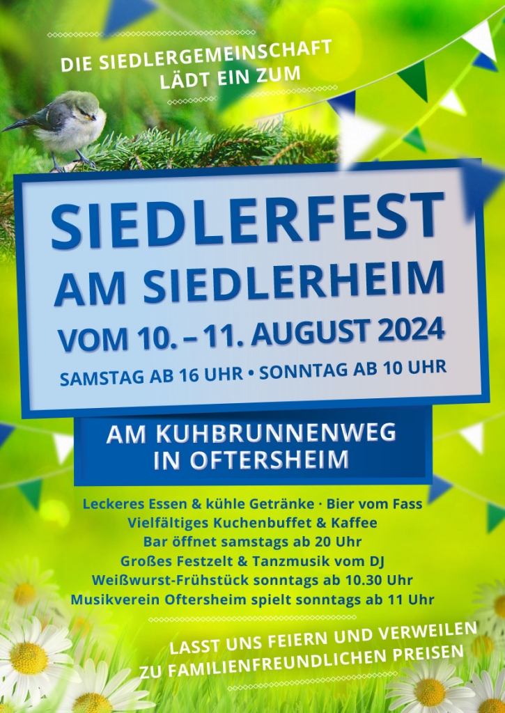 Plakat Siedlerfest