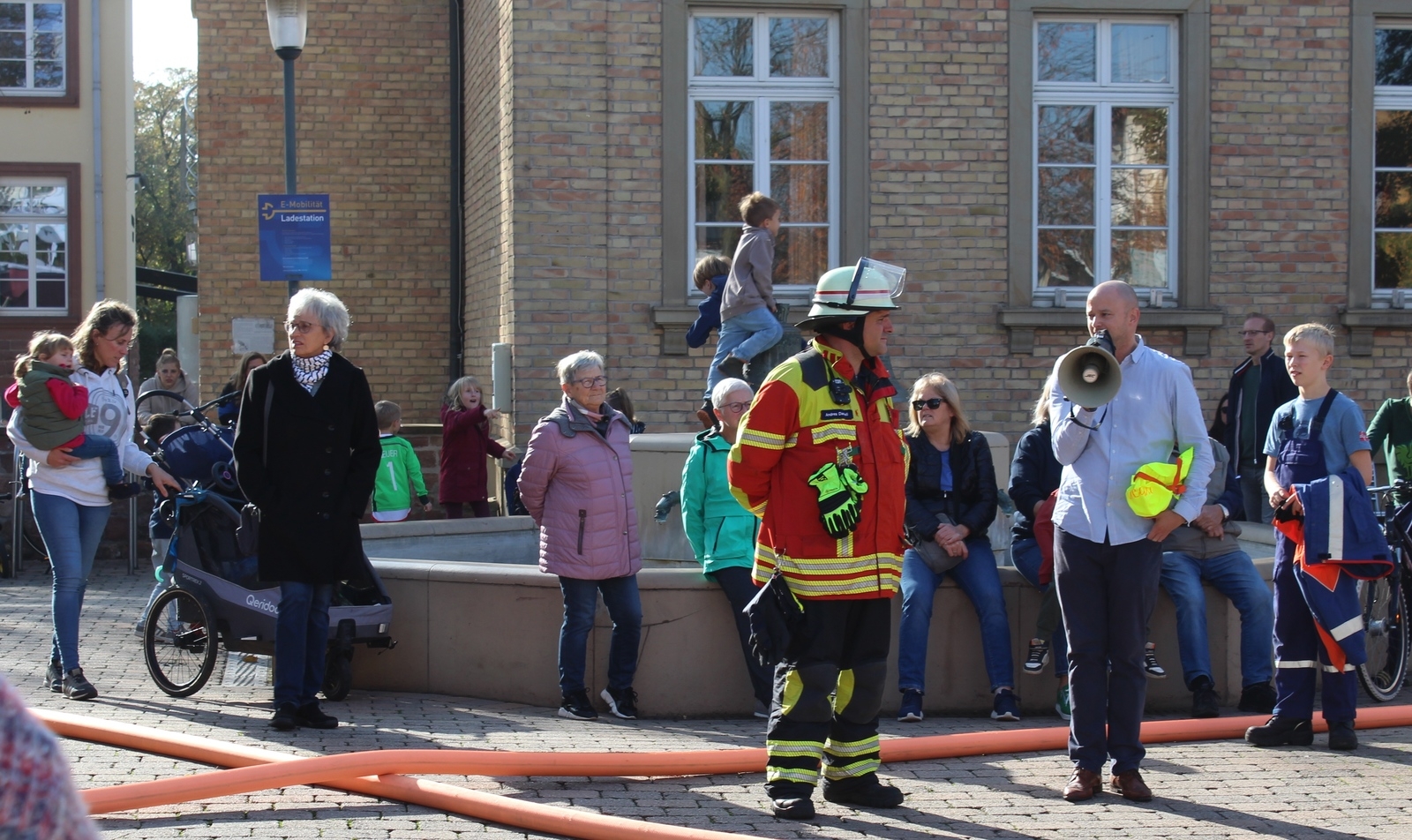 Zum Schluss dankte auch Bürgermeister Seidel der Feuerwehr für das Gelingen der Hauptübung. 