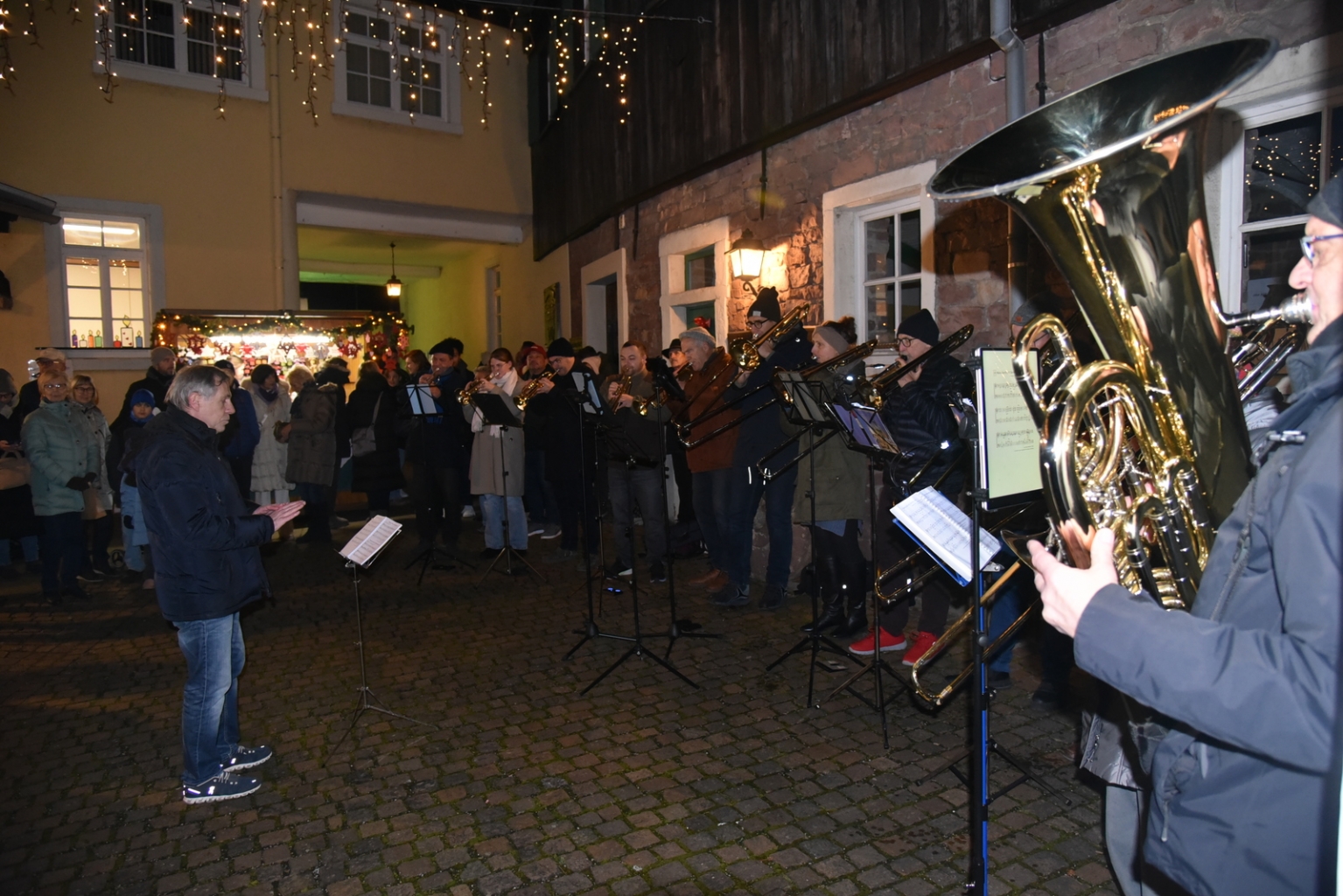 Der Posauenchor sorgte für festliche Klänge.