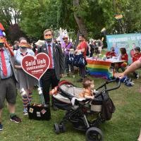 Pride-Veranstaltung im Gemeindepark