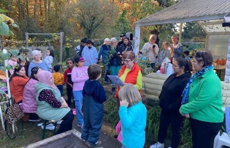 Asylkreis beim Kürbisfest